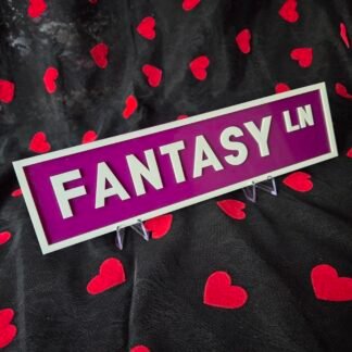 Acrylic Street Sign - FANTASY LANE