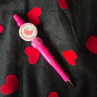 Beaded pen - A book a day, keeps reality way