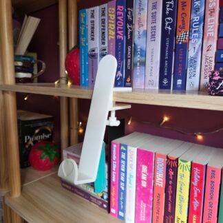 Book Display/Holder - 3D printed WHITE