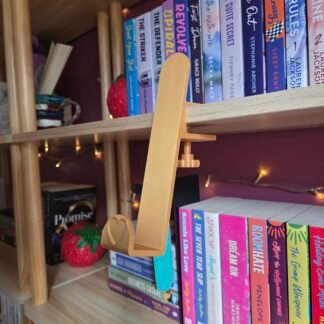 Book Display/Holder - 3D printed GOLD