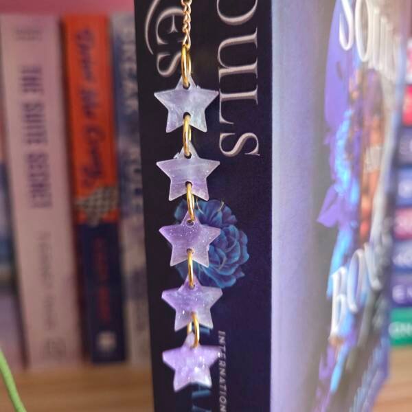 Lilac glitter marble and gold - Read Rater - Image 3